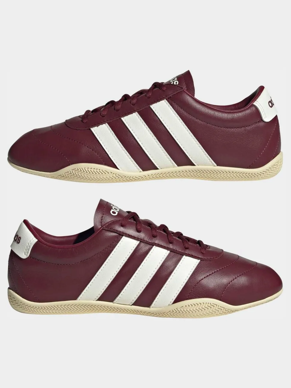 Rood/wit - adidas Grand Court Lo Trainers