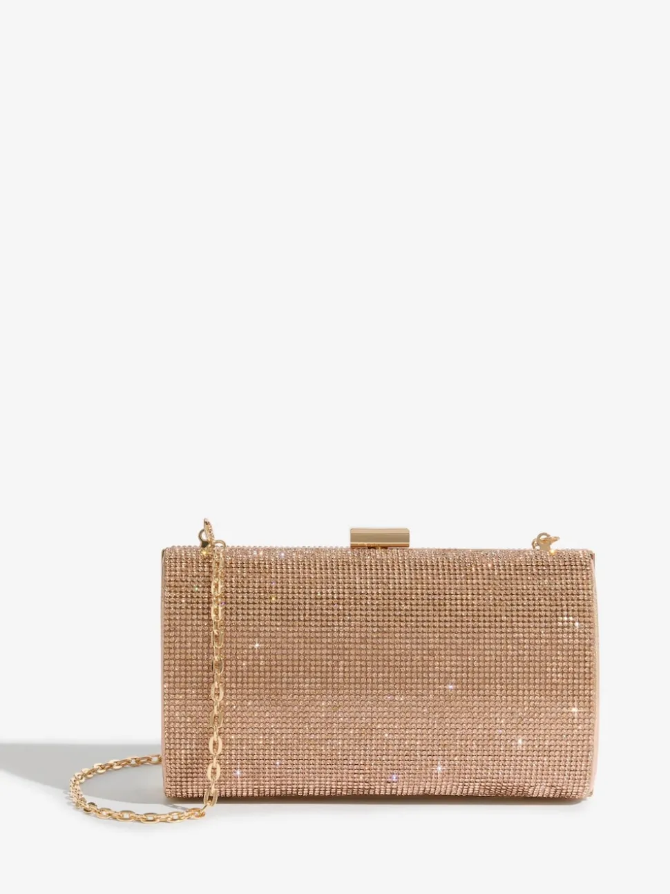 Roségoudkleurig - Lipsy Embellished Box Clutch Bag