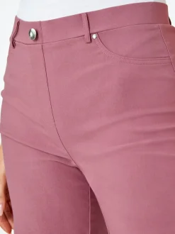 Rouge - Roman stretch short met omgeslagen zoom