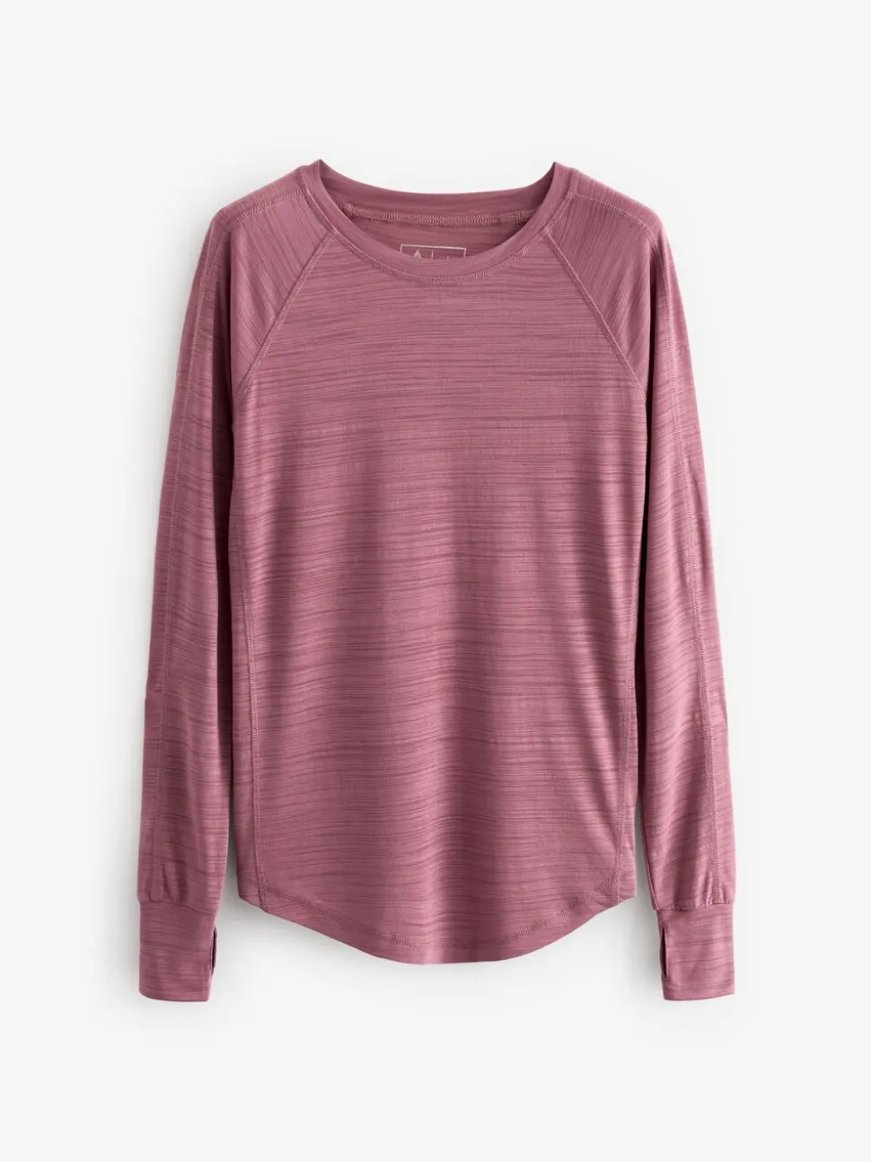 Roze - Actieve lichte top met lange mouwen