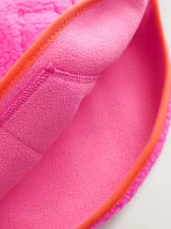 Roze - Active jack met capuchon van borg