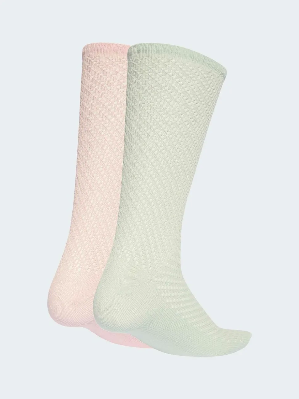 Roze - adidas Originals Crochet Crew Socks 2 Pack