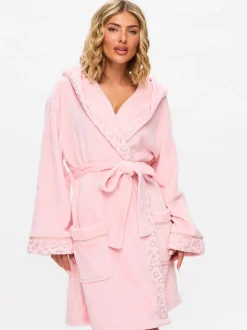 Roze - Ann Summers Signature Sparkle Fluffy Robe