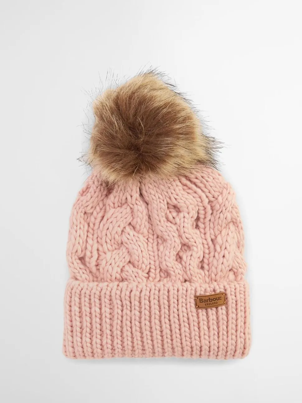 Roze - Barbour® Pom Benie Hat