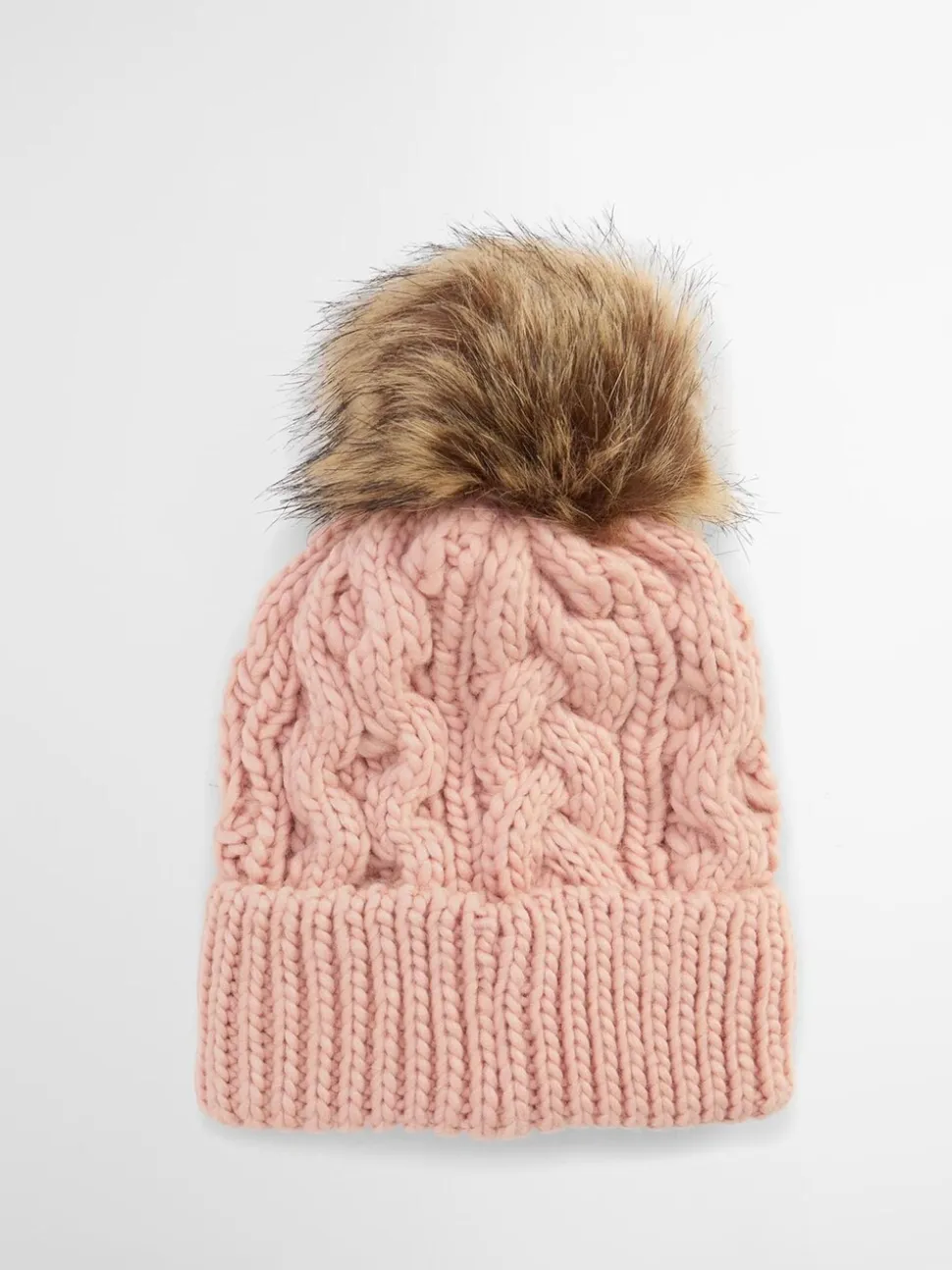 Roze - Barbour® Pom Benie Hat