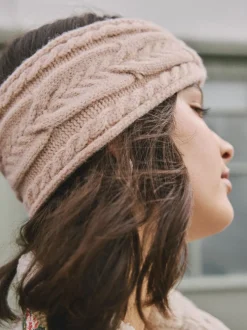 Roze - Cable Knit Headband