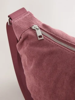 Roze - Cord Effect Sling Bag