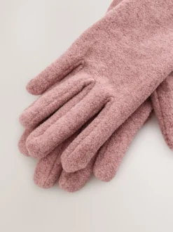 Roze - Fleece handschoenen