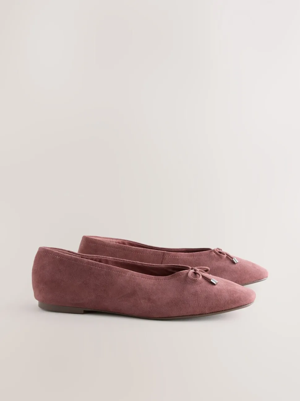 Roze - Forever Comfort® Suede High Cut Ballet Flats