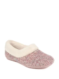 Roze - Jones Bootmaker Faux-Fur-Lined Slippers