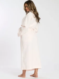 Roze - Loungeable Waffle 100% Cotton Robe
