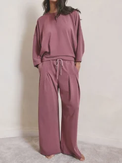 Roze - N.Premium Wide Leg Joggers