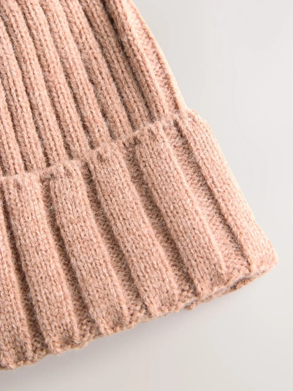 Roze - Rib Knit Pom Hat