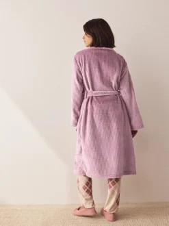 Roze - Waffle Cosy Robe