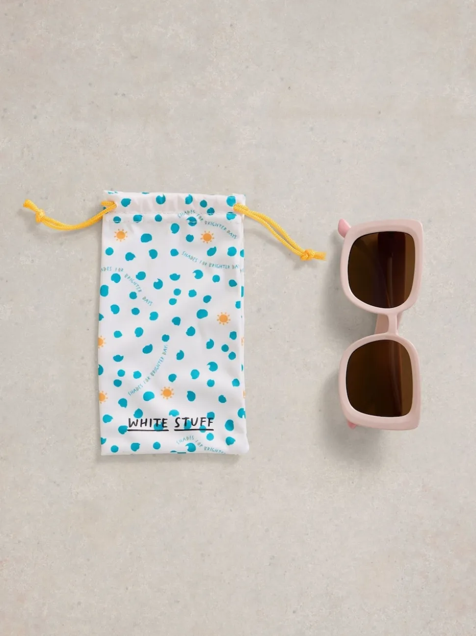 Roze - White Stuff Oversized Square Sunglasses