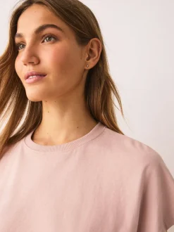 Roze bloemen - Pyjama met korte mouwen