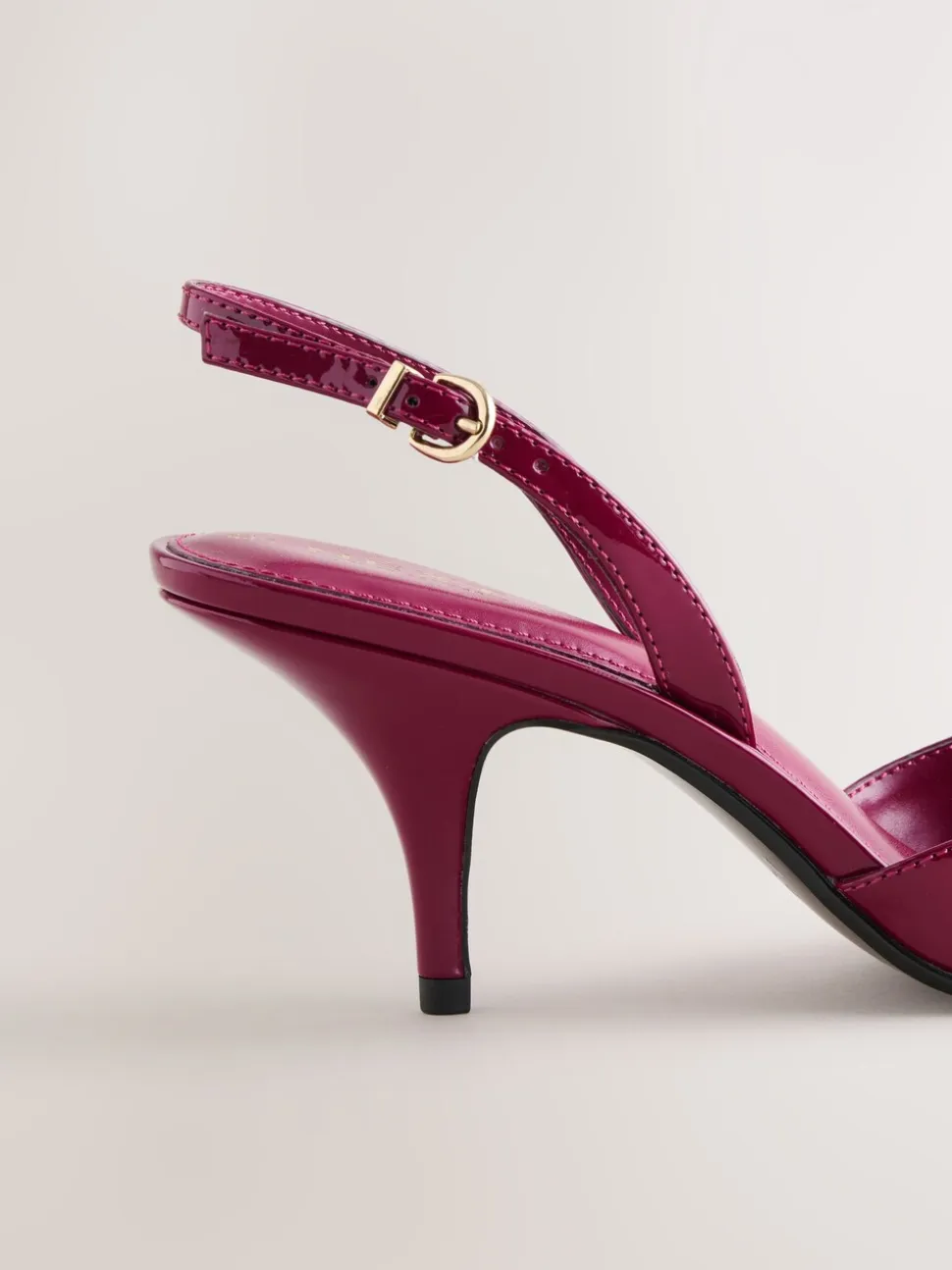 Roze gelakt - Forever Comfort® Pointed Toe Curvy Slingback Heels