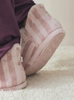 Roze streep - Pantoffels