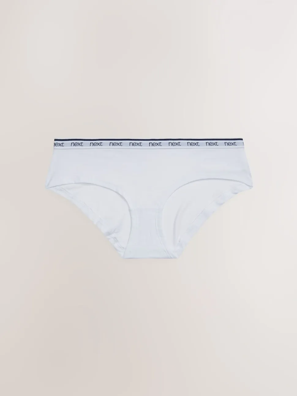 Roze/blauw gestreept - 4 Katoenen slipjes met logotailleband