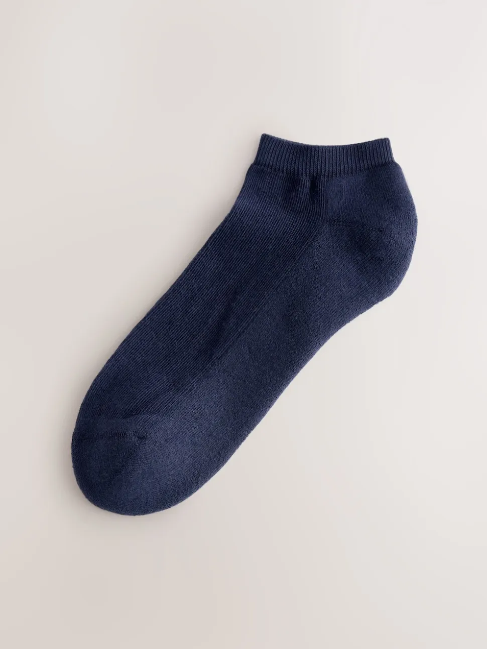 Roze/Blauw/Naturel - 4 paar sneakersokken met verdikte zool