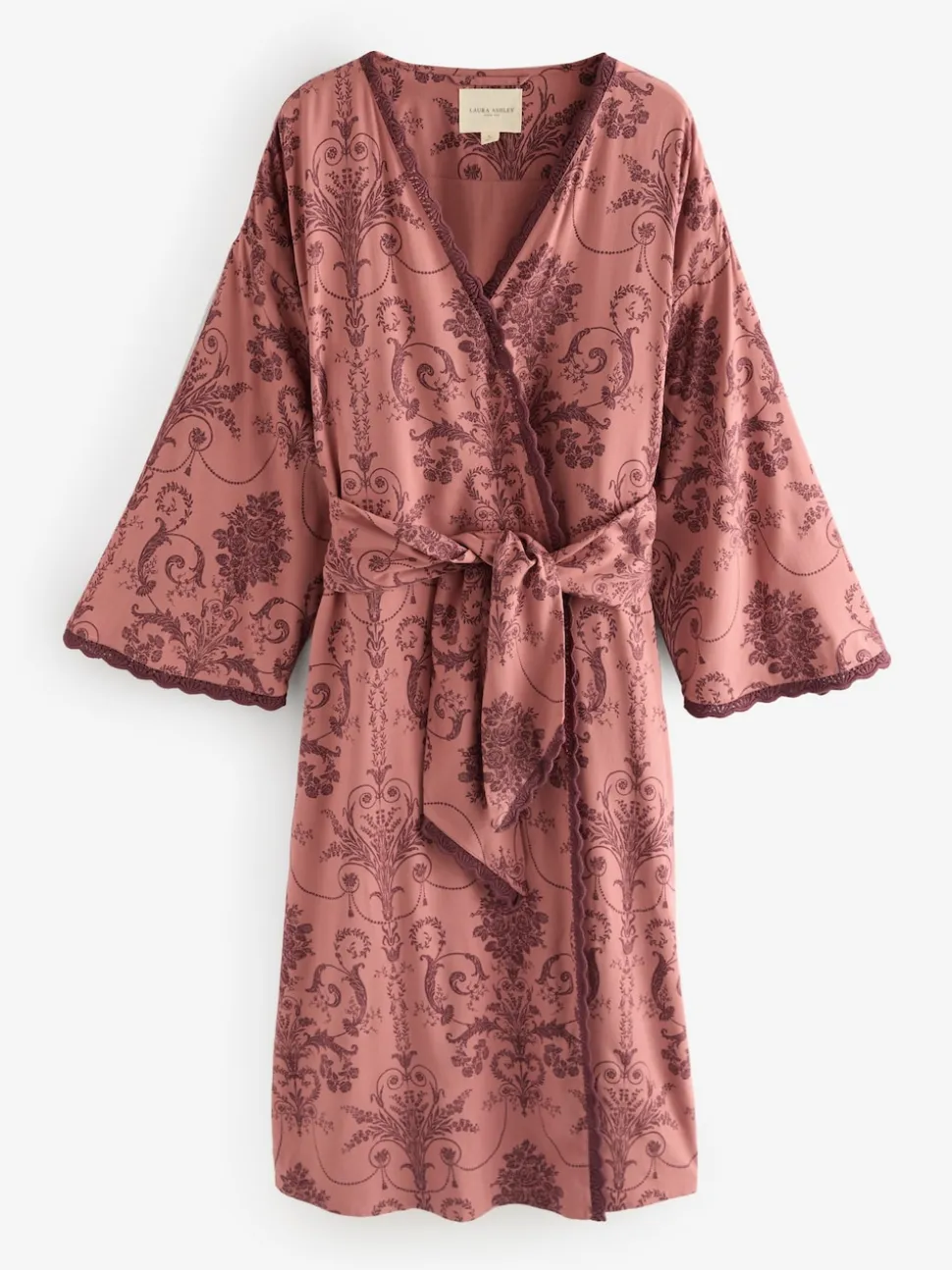 Roze/Bordeaux - Laura Ashley Josette badjas