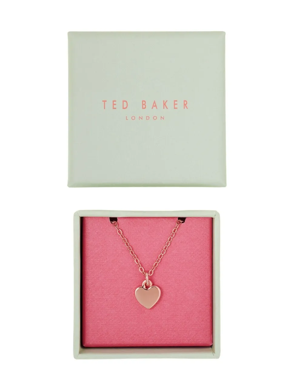 Rozegouden tinten - Ted Baker HARA: Ketting met kleine hartjeshanger