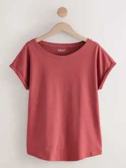 Roze/Groen/Wit/Geel strepen/palmprint - Set van 5 T-shirts met kapmouwtjes