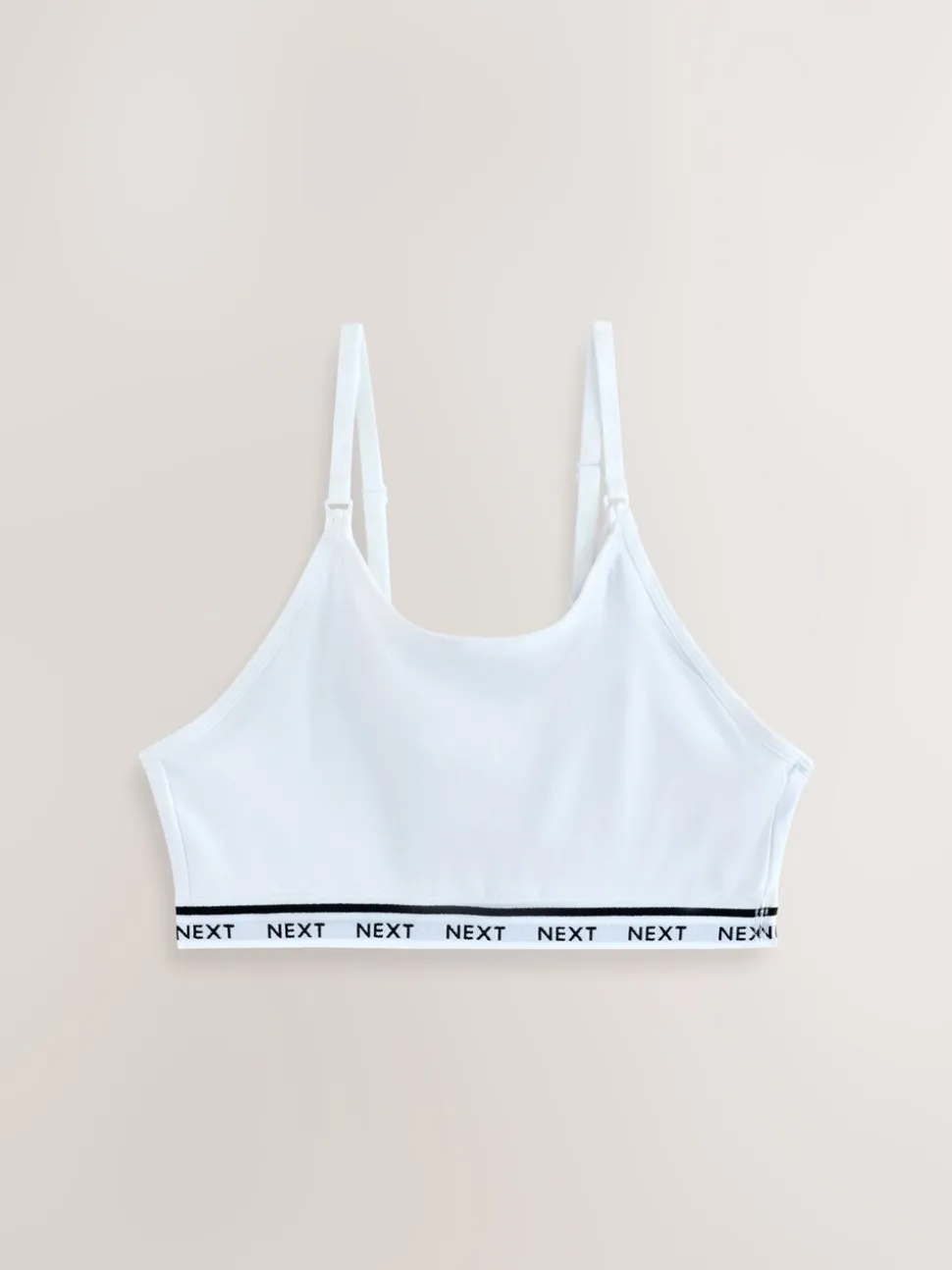 Roze/wit - Zwangerschap en borstvoeding cropped ultiem comfort tops verpakking van 2