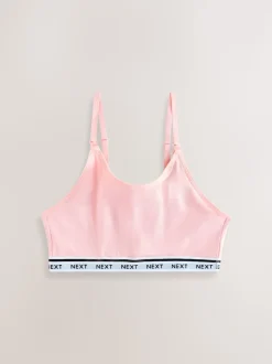 Roze/wit - Zwangerschap en borstvoeding cropped ultiem comfort tops verpakking van 2