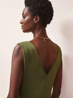 Ro&Zo Jersey V-Neck Jumpsuit