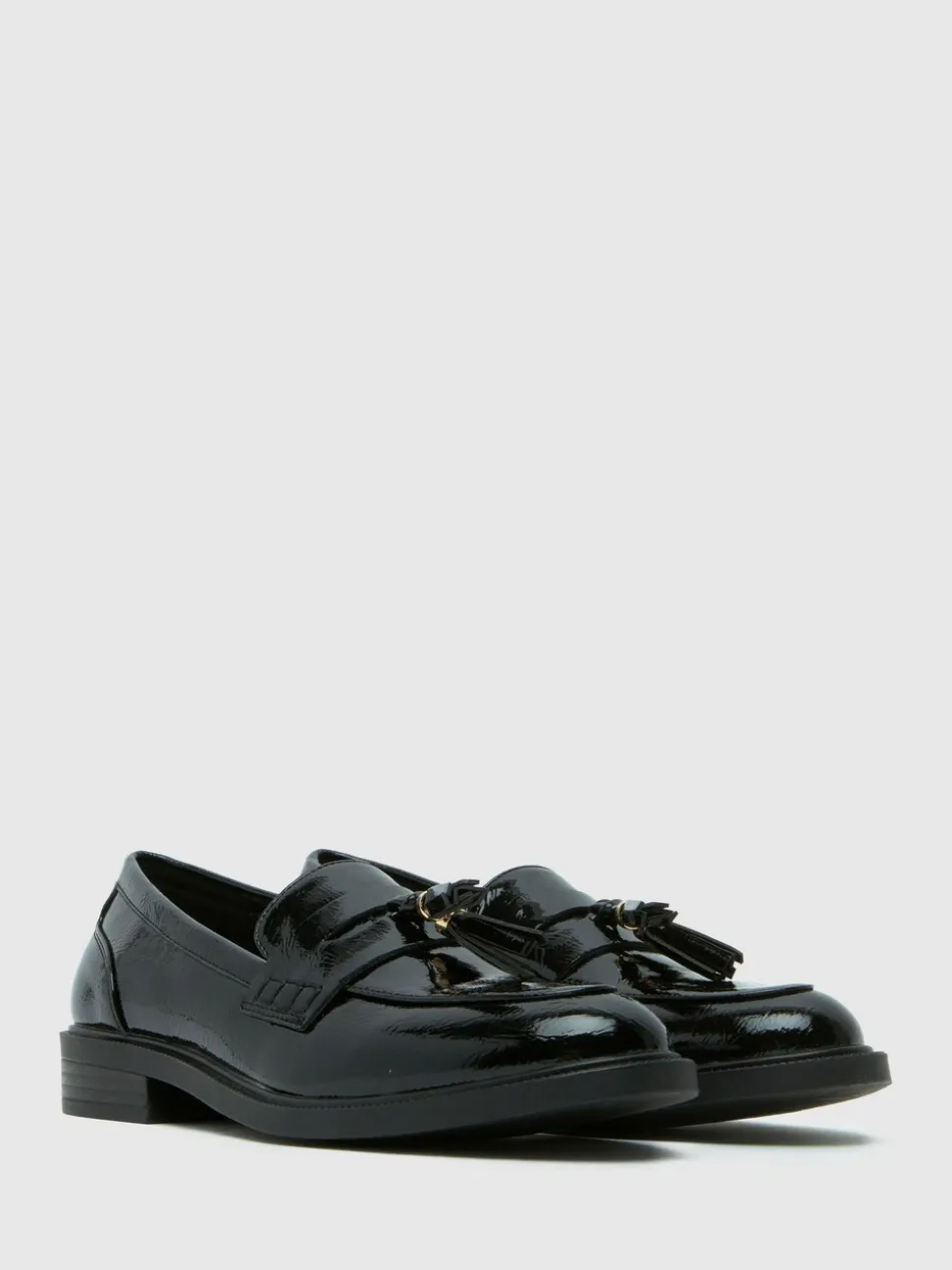 Schuh Layne Patent Tassel Loafers