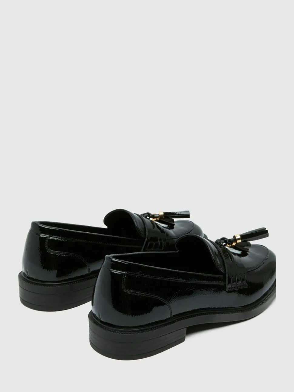 Schuh Layne Patent Tassel Loafers