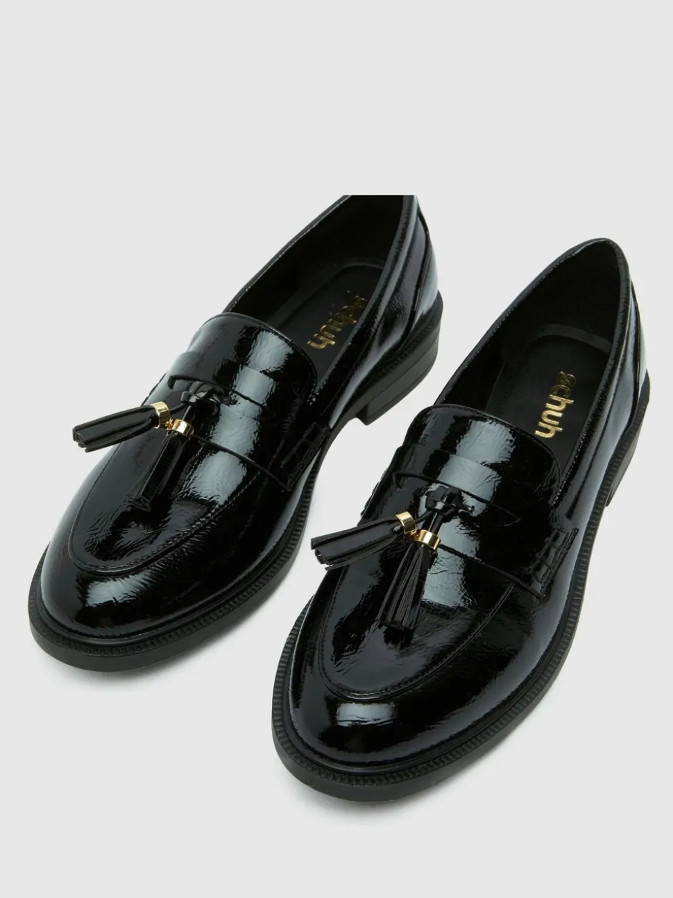 Schuh Layne Patent Tassel Loafers