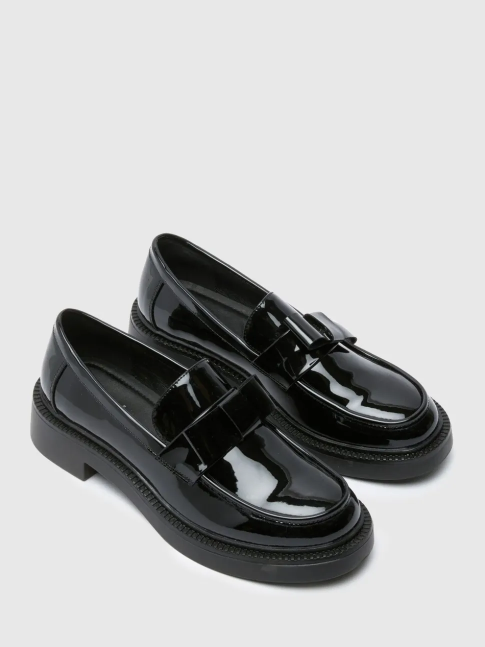 Schuh Lidia Patent Bow Loafers