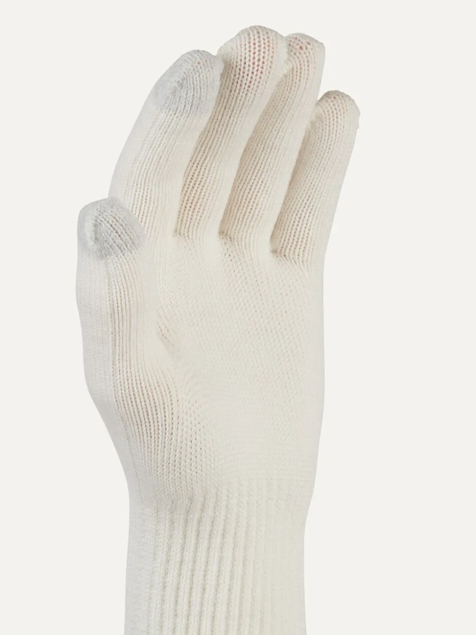 Sealskinz Cream Hanworth Solo Merino Gloves