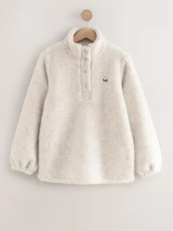 self. Buttons Neck Jumper