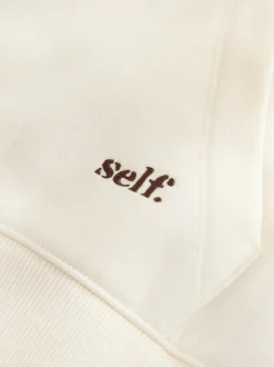 self. Half Zip Collar Sweatshirt