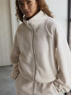 self. Polar fleece met volledige rits