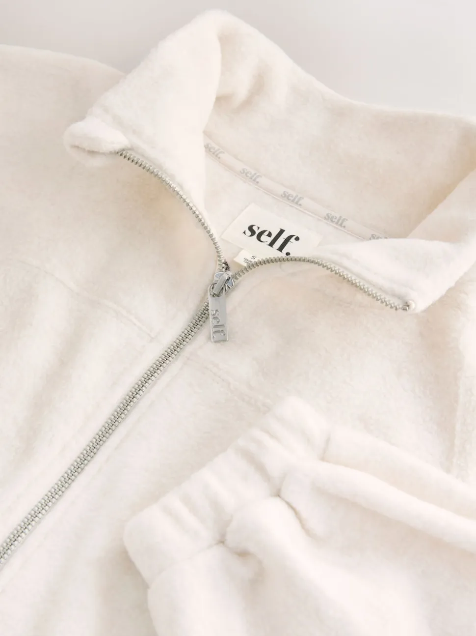 self. Polar fleece met volledige rits