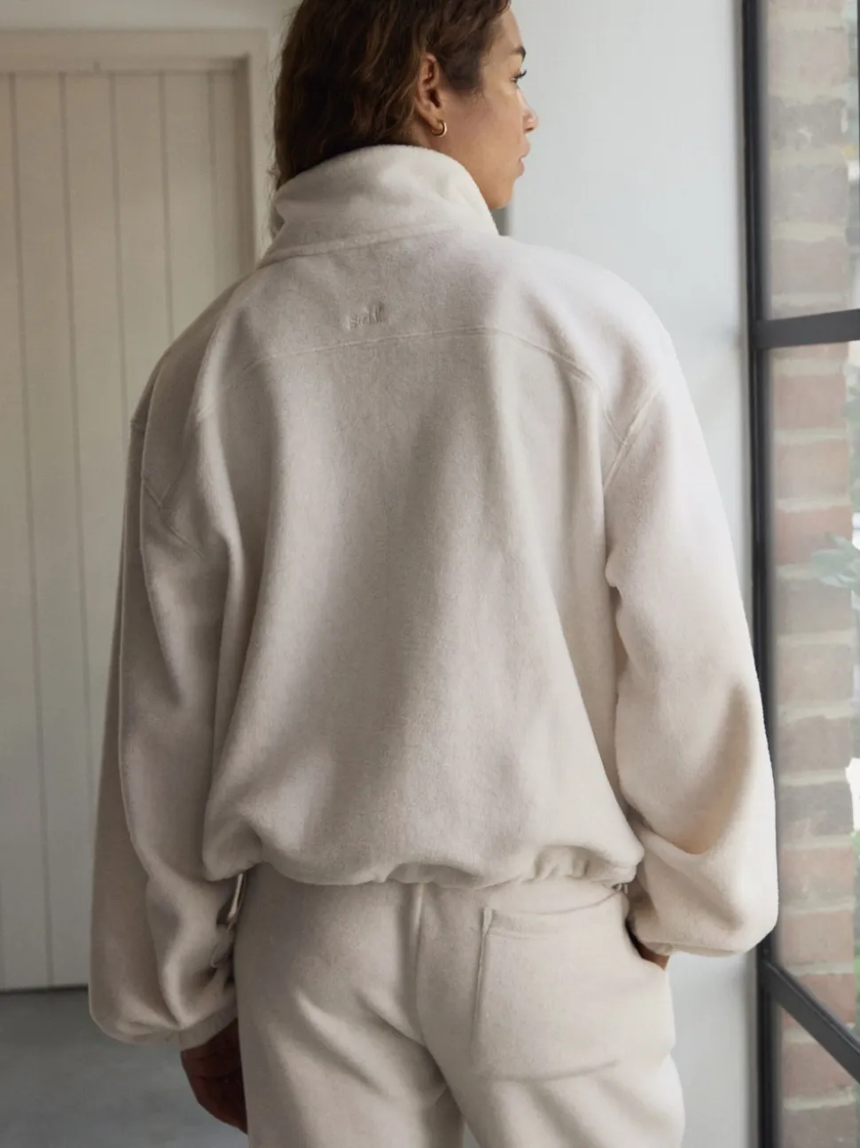 self. Polar fleece met volledige rits