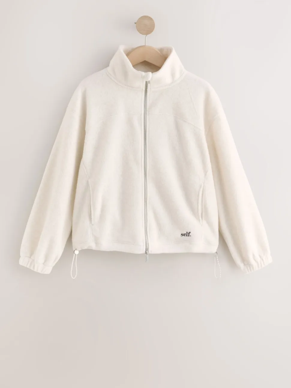 self. Polar fleece met volledige rits