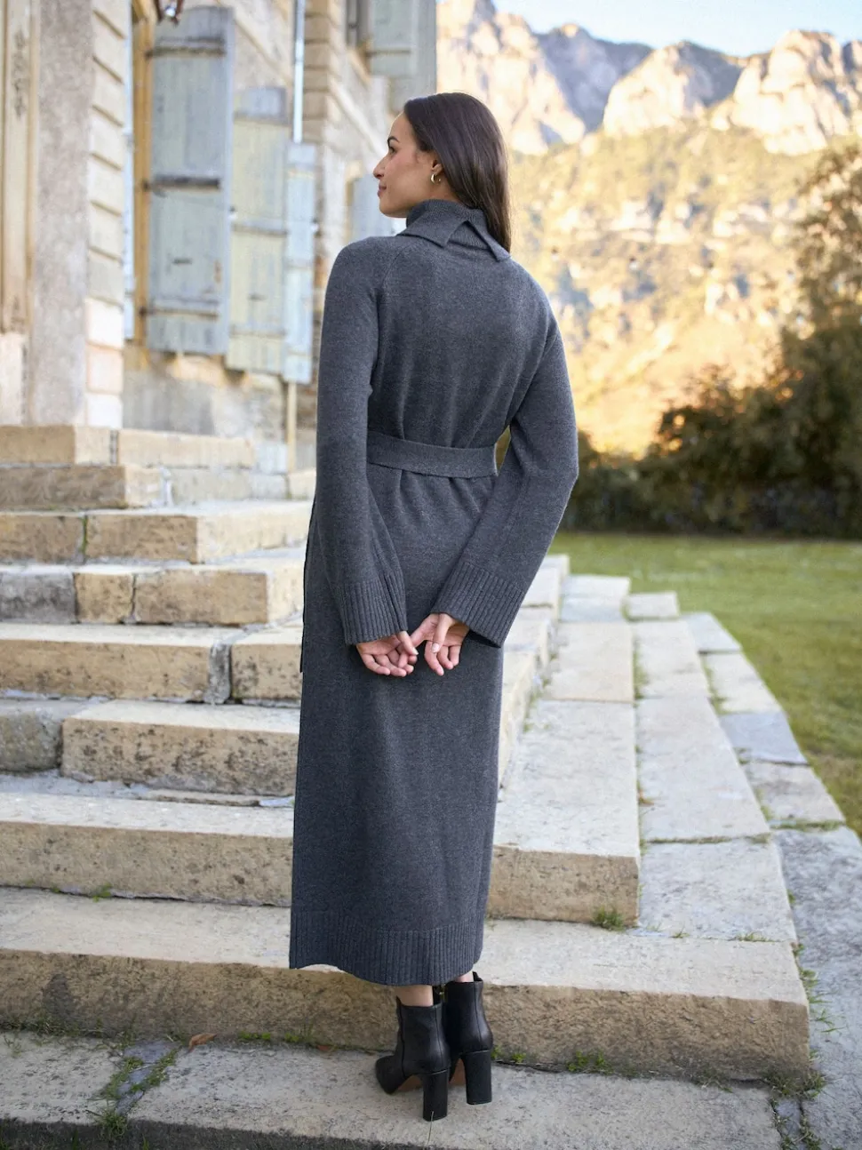Seraphine 100% Merino Wool Maternity Knit Dress