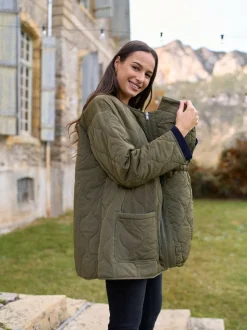 Seraphine Maternity & Babywearing Versatile Coat with Separate Inner Quilted