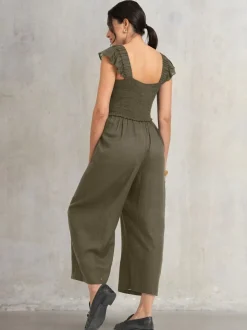 Seraphine Maternity Green Jumpsuit