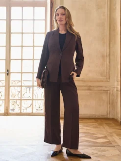 Seraphine Maternity Overbump Fluid Wide Leg Trousers