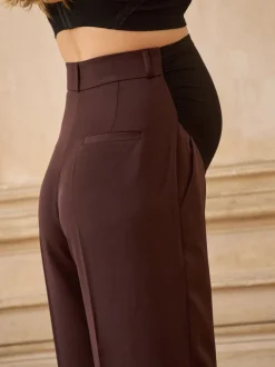 Seraphine Maternity Overbump Fluid Wide Leg Trousers