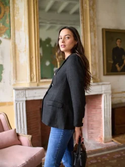 Seraphine Maternity Tweed Blazer
