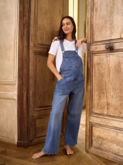 Seraphine Maternity Wide Leg Dungarees