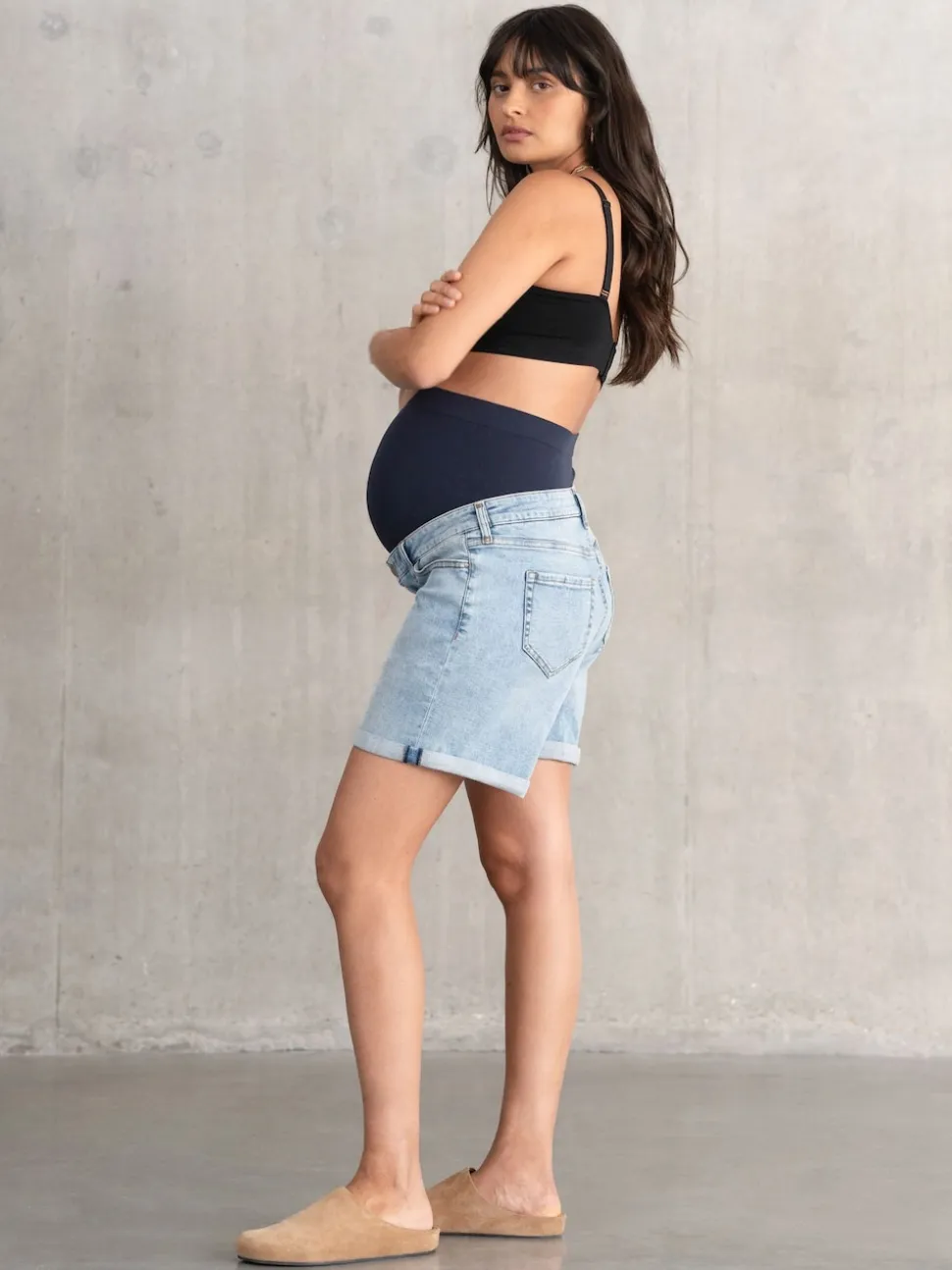 Seraphine Zwangerschapsbroek Blauw Denim