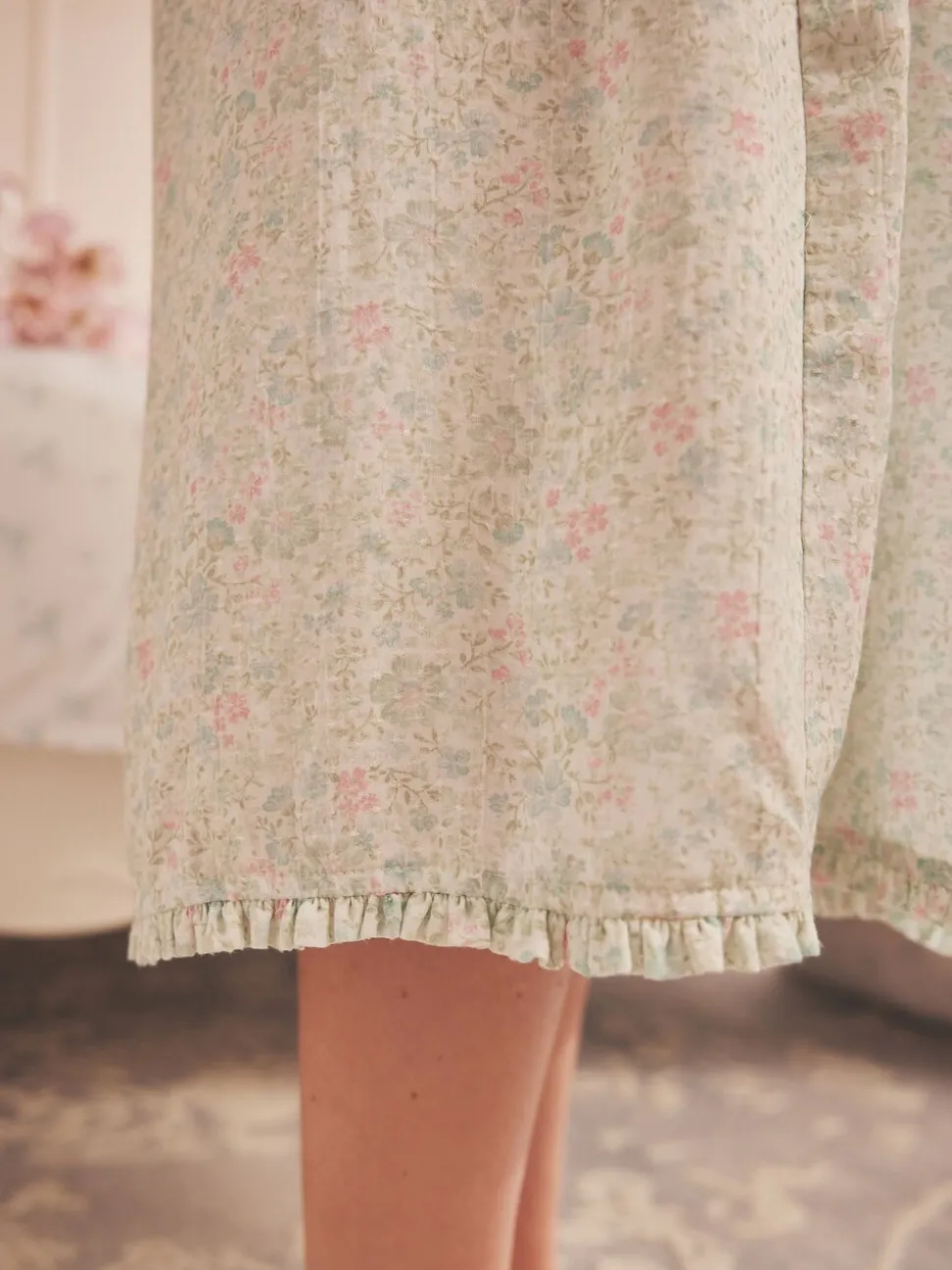 Shabby Chic by Rachel Ashwell® Groene Ditsy Print Kamerjas